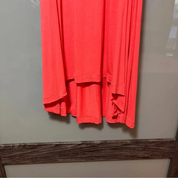 Gap Pink Tie Waist Sleeveless Dress XS High-Low Hem - Picture 8 of 8